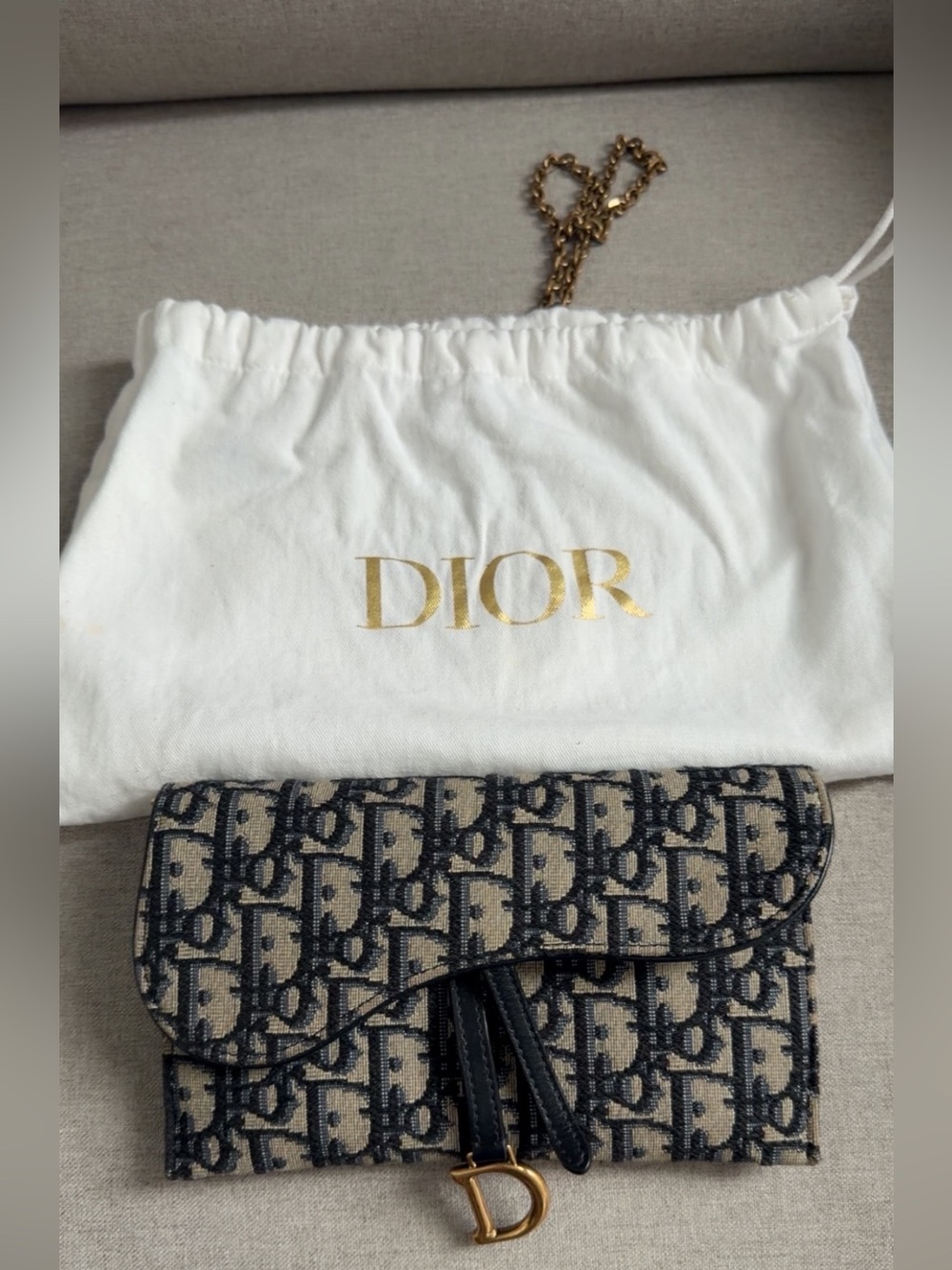 Dior small saddle pouch